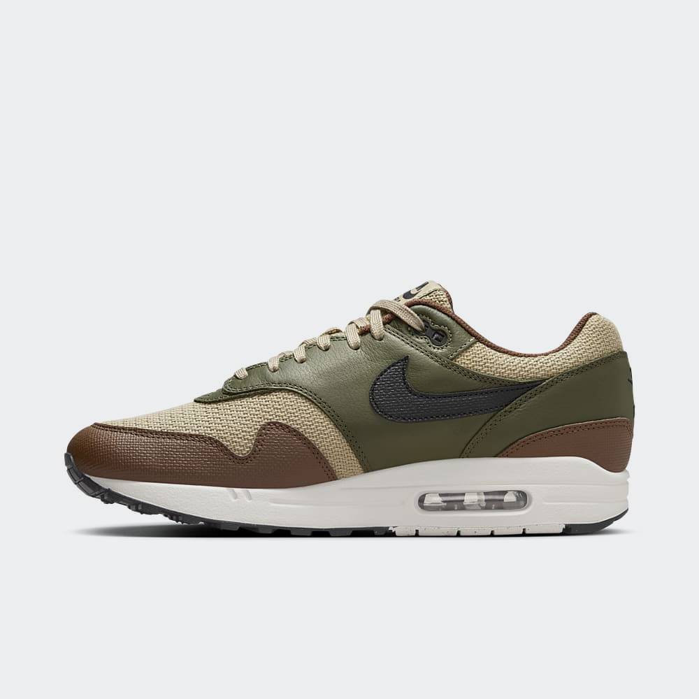 Nike air max 1 patch olive cheap